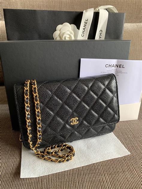 chanel woc gold